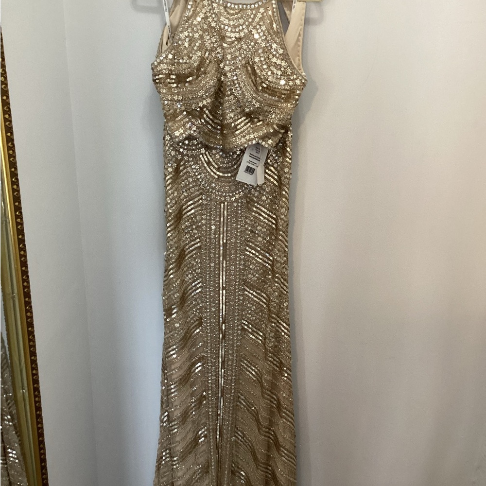 Sherri Hill 52063, gold size 2